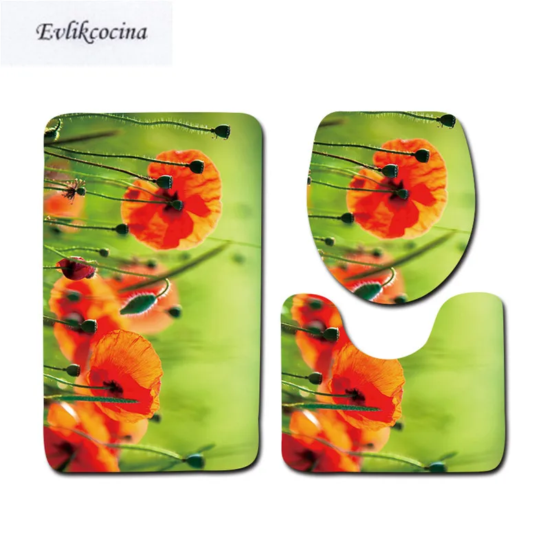 Бесплатная доставка комплект из 3 предметов верх с оранжевым цветком и Баньо