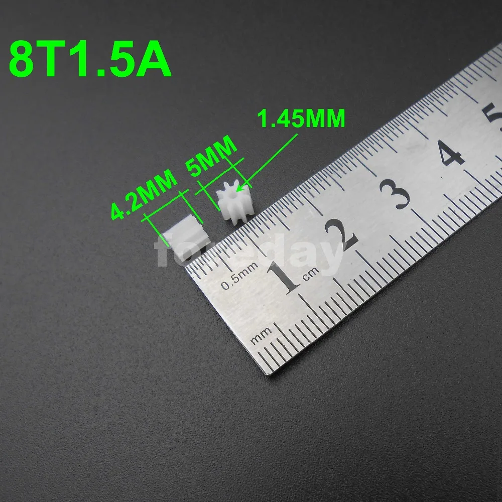 20 шт. X пластиковая зубчатая передача s 0 5 м Модуль диафрагмы 8 мм 1 2 3 7T 8T 9T 10T 11T 12T 13T
