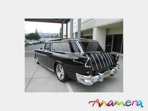 Специальный литой металл 1/32 1955 Nomad Chevrolet Винтаж автомобиль Настольный дисплей Коллекция Модель