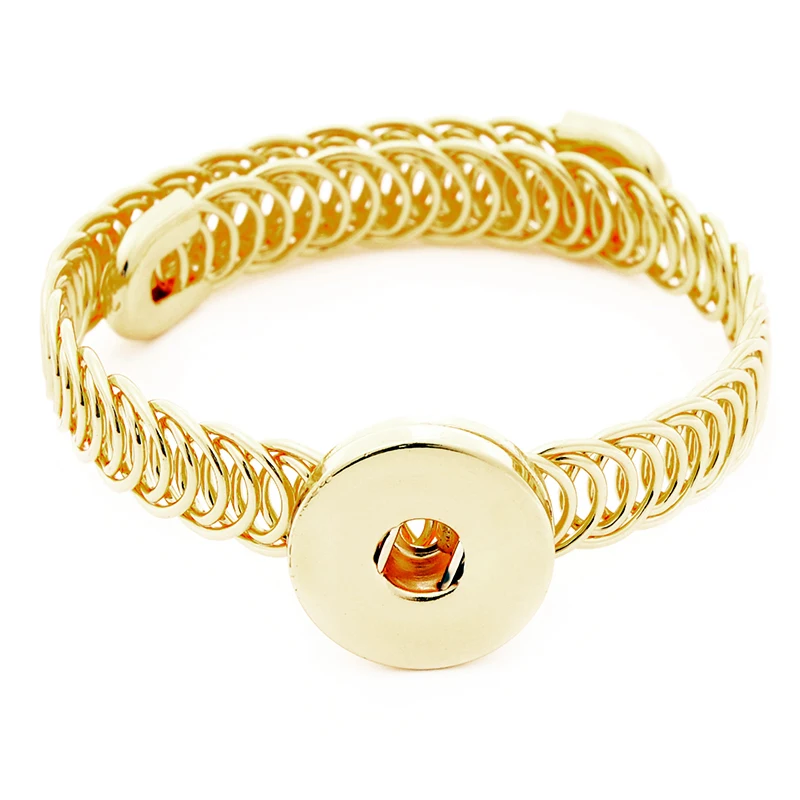 XH2625 защелкивающаяся кнопка застежка браслета ювелирные изделия Charm Bangles DIY