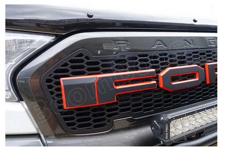 Горячая Распродажа 2016 2017 для Ford Ranger T7 гриль ABS передний окружает обрезку подходит