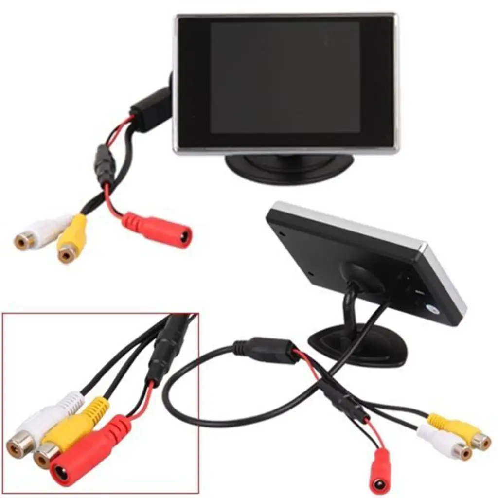Marsnaska новый хит продаж 3 5 дюймовый TFT LCD цифровой автомобильный монитор заднего