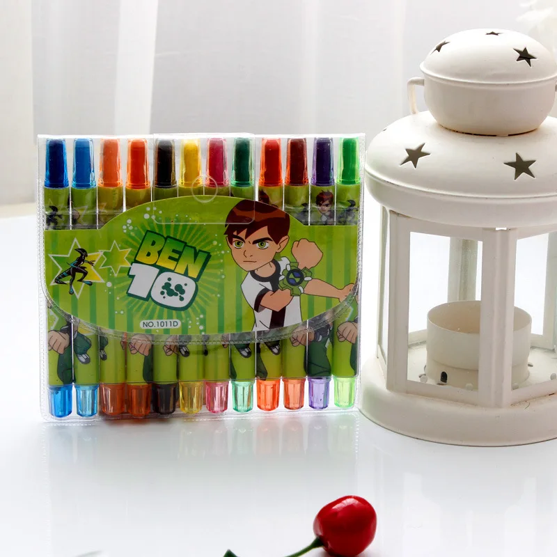 12 шт disney Мультфильм Замороженные дети карандаш игрушки Рисунок paintting Набор Ручка кисти Детский Сад Искусство граффити канцелярские подарки для девочек