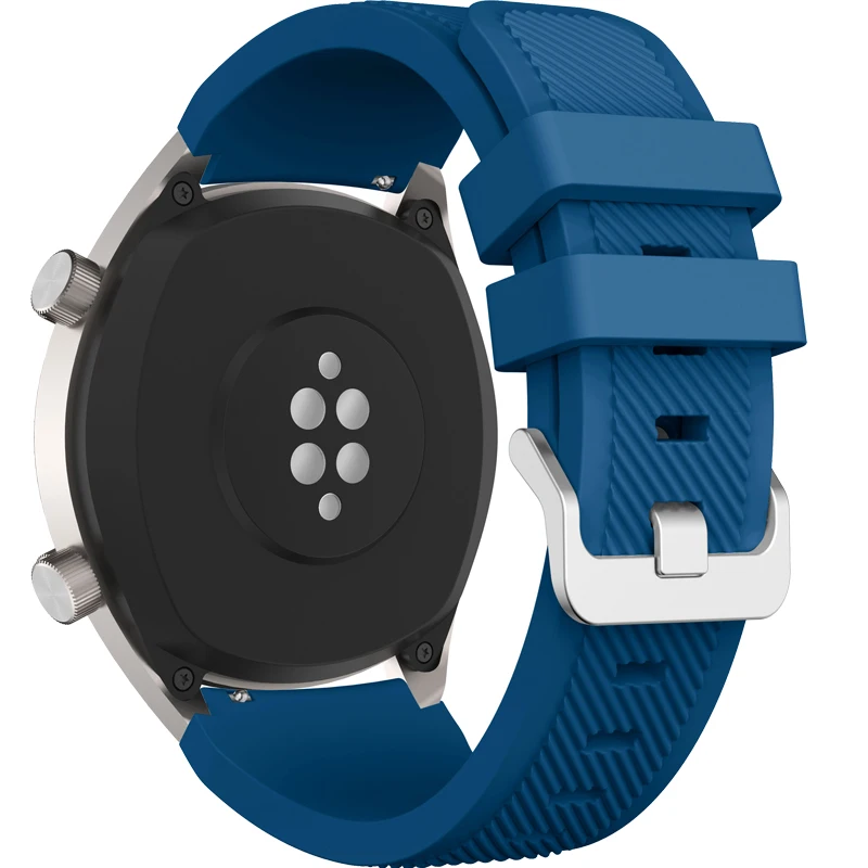 22 мм ремешок на запястье для huawei Watch GT Силиконовые браслеты часов умные
