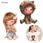 Prajna Европейская девушка виниловая теплопередача для Одежда из железа на печатном термальном переводе на футболки танцующая девушка наклейки декор F