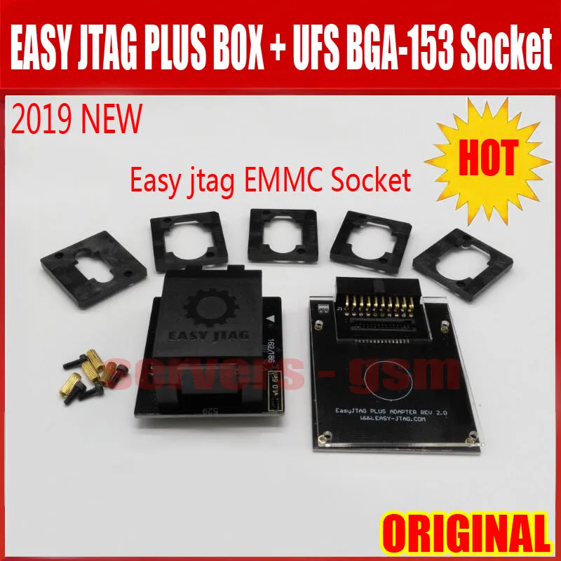 Новая версия 2020 оригинальный полный комплект Женская розетка EMMC + Easy Jtag Plus адаптер для розетки|Детали