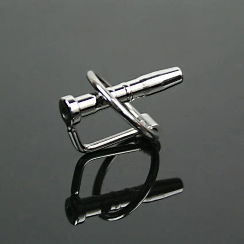 7*38mm Stainless Steel Catheter Sounds Penis Cock Cage Plug|steel rule|plug invertersteel solder |