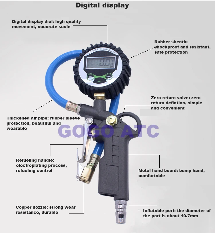 Высокоточный манометр в шинах цифровой барометр автомобильный монитор все