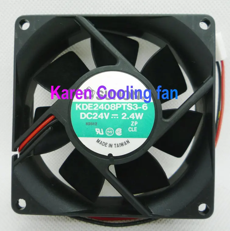 

HZDO 8CM KDE2408PTS3-6 8025 24v 2.4W Cooling Fan 80*80*25mm