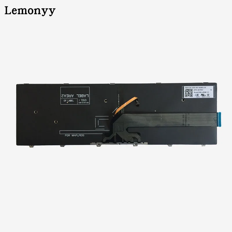 US клавиатура для ноутбука DELL Inspiron 15 5000 серии 5551 5552 5555 5566 5557 5558 5559 5542 5543 5545 5547 5548 с клавиатурой с подсветкой