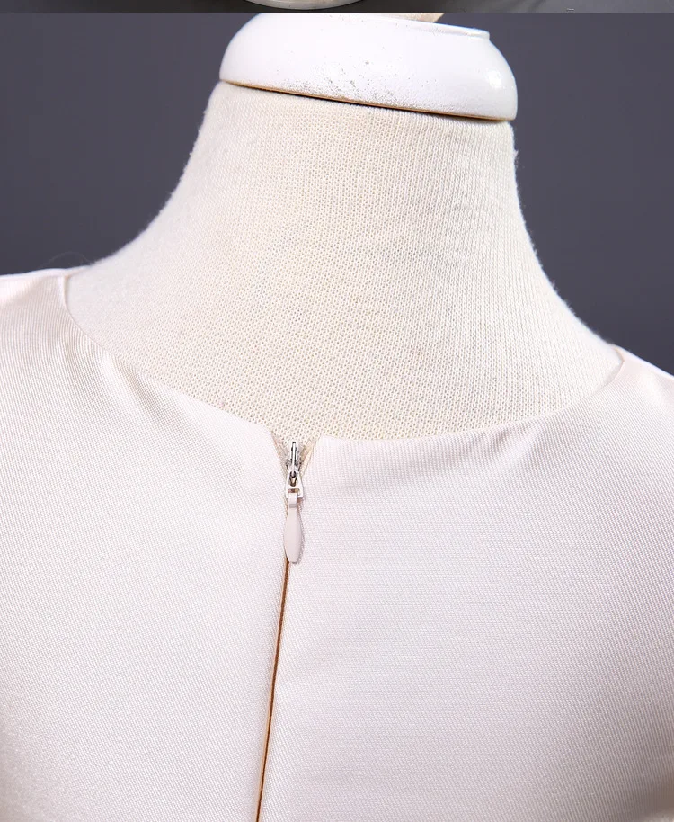 Горячая Распродажа Высокая Низкая из сатина для девочек в цветочек платья 2019