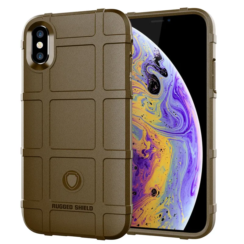 Мягкий черный чехол из ТПУ для Apple iPhone 6 7 8 Plus 6S X XS XR Max Pro прочный защитный