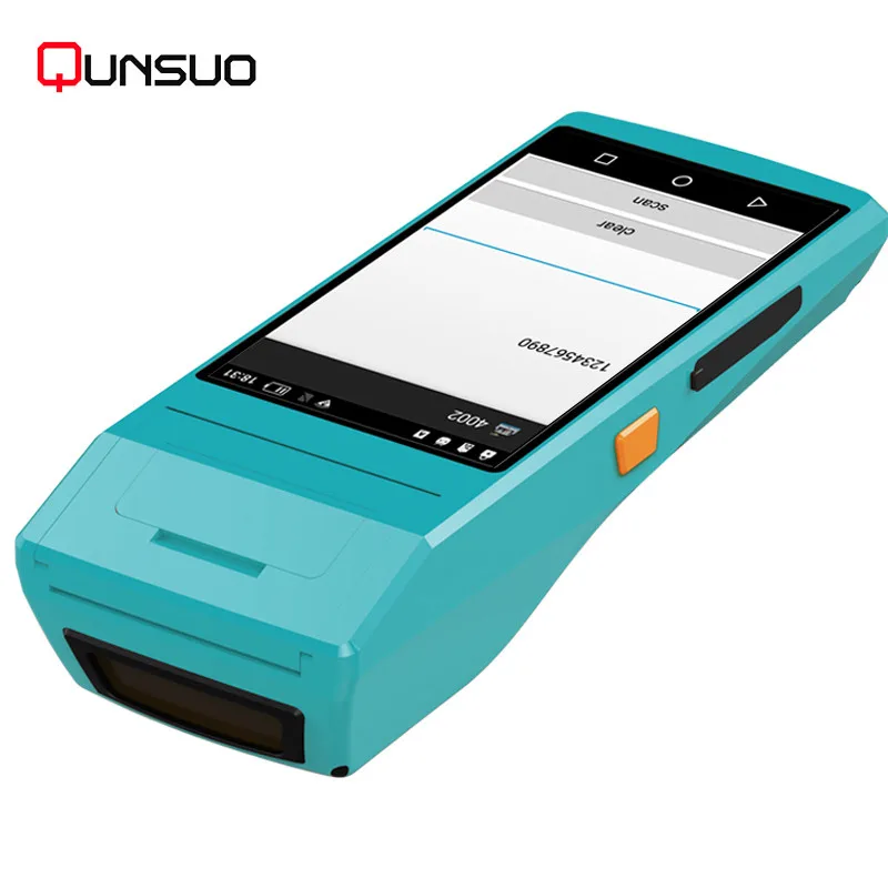Android 5 дюймов дисплей 3G pos-система мобильный ручной принтер умный Pos терминал с