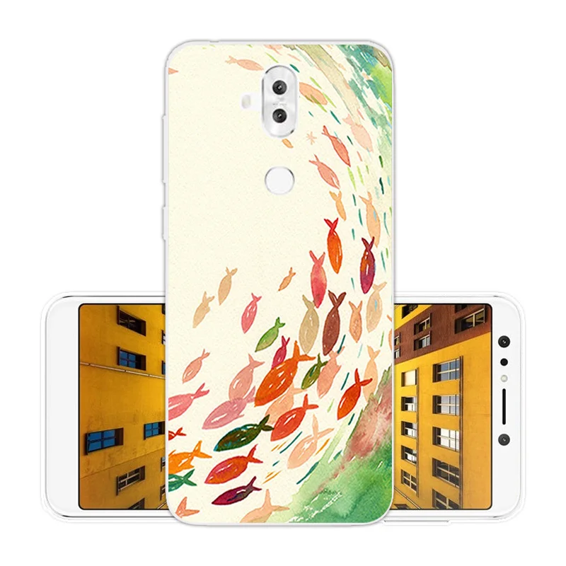 Для Asus Zenfone 5 Lite ZC600KL чехлы для телефонов 6 0 дюймов ZF5Q X017D силиконовый чехол Star Coque |