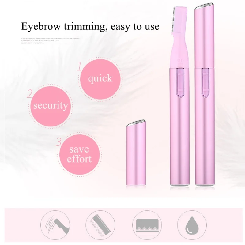 Новинка 2019 Профессиональный портативный мини триммер для бровей бритва тела