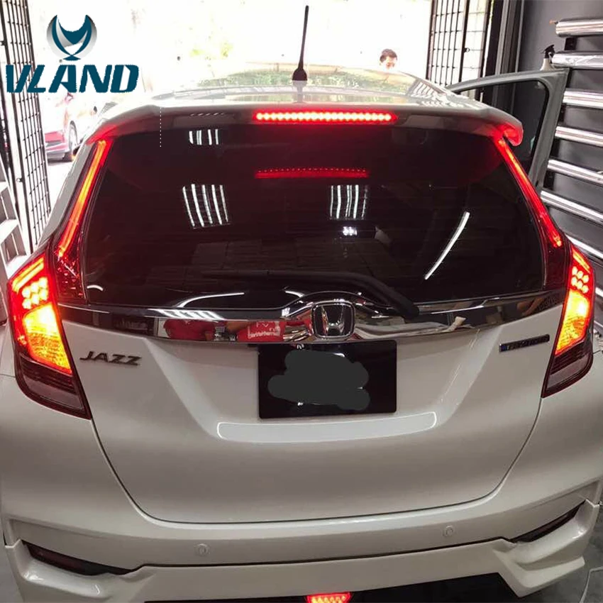 Автомобильный задний фонарь VLAND для Honda FIT 2014 2015 2016 2017 светодиодный Jazz GK5 дизайн RS|led