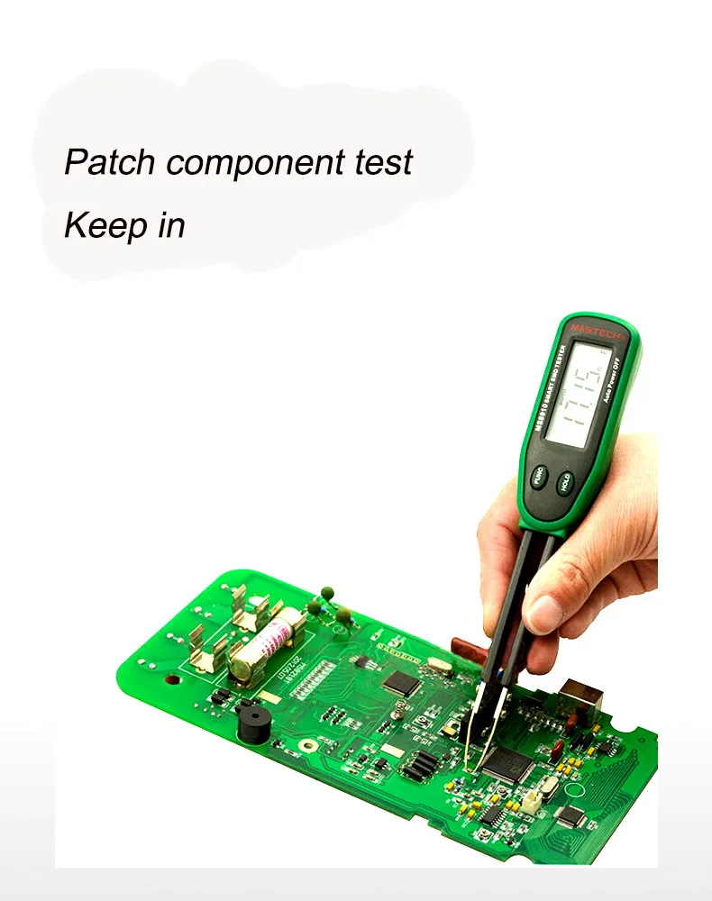 Профессиональный MASTECH тестер электрической ёмкости измеритель микросхем SMD
