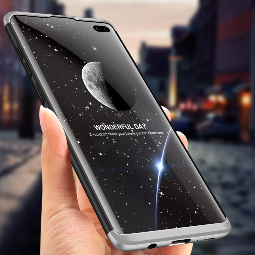 Жесткий ударопрочный матовый чехол из поликарбоната для Galaxy S10 S10e с полной