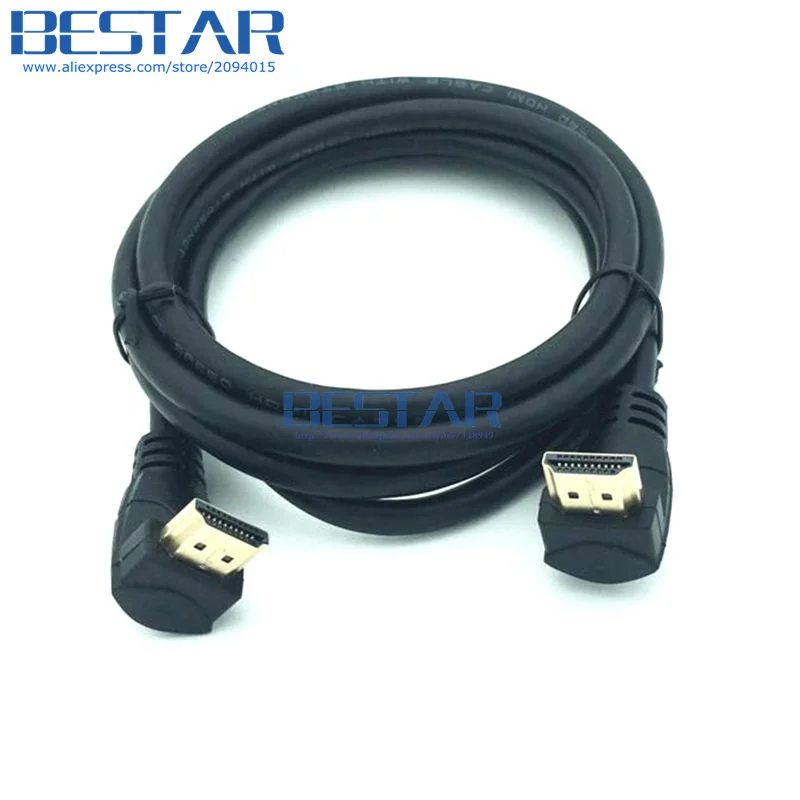 Угловой кабель HDMI 2 0 4K * 2K 60 Гц в 30 см 1 8 м | Компьютеры и офис