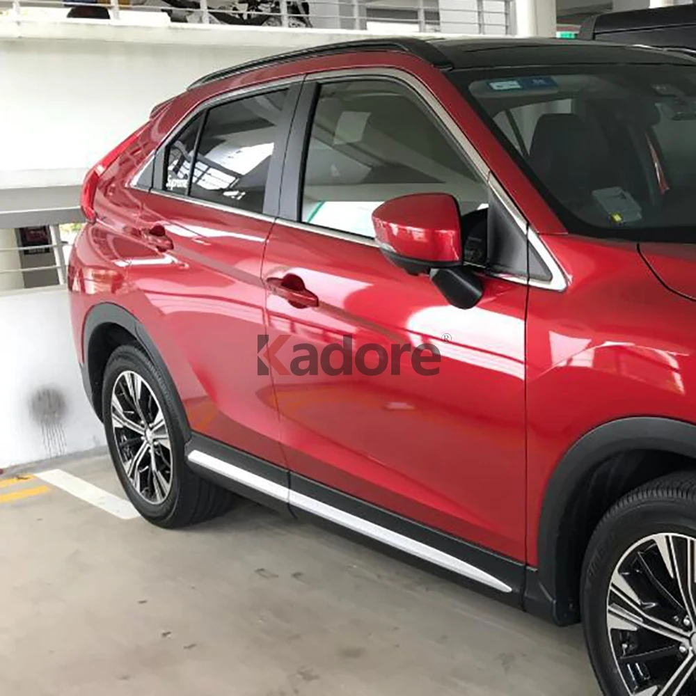 Для Mitsubishi Eclipse Cross матовая Боковая дверь линия украшения Обшивка кузова молдинг для авто покрытие автомобиля Стайлинг протектор