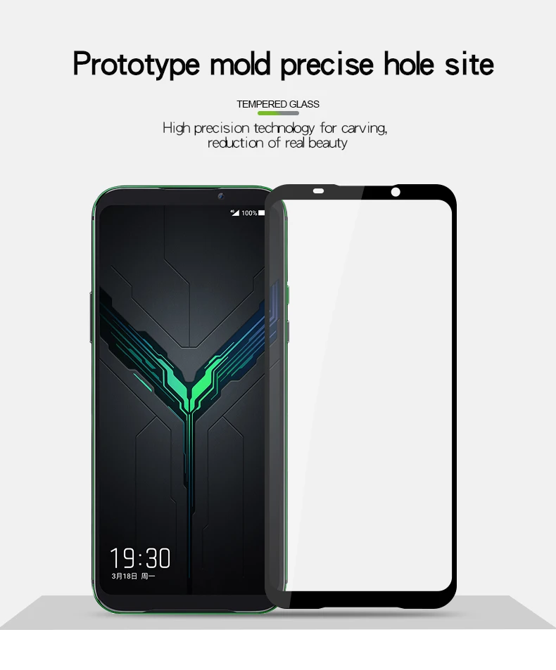 Для Xiaomi Black Shark2 Mi BlackShark 2 Mofi полное покрытие защита экрана 9H усиленная защитная