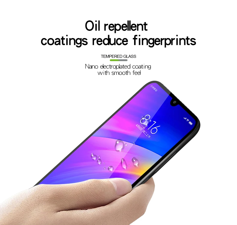 2 упаковки для Xiaomi Redmi 7 7A закаленное стекло 9H 2.5D Взрывозащищенная защитная пленка для экрана на Redmi Note 7 7S 8 Pro стеклянная пленка