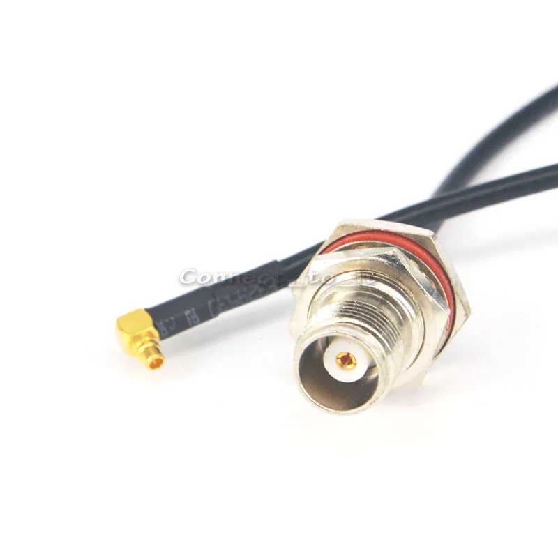 10 шт. Удлинительный кабель переходник с разъемами TNC и MMCX 20 см RG174|connector gold|rg174
