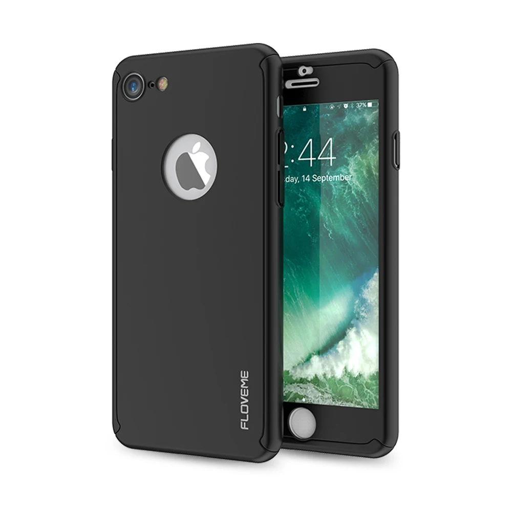 Floveme чехол для iPhone 6S 7 Plus 5 5S полный защитный 360 градусов задняя крышка 6 6s