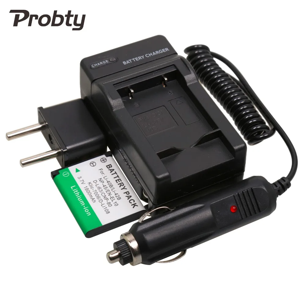 Аккумуляторная батарея Probty 1040 Li 40B 42B + зарядное устройство постоянного тока для