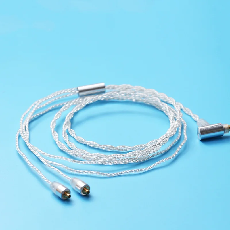 

Съемный кабель mmcx, провод для наушников diy с mmcx, 1 шт., белый/черный