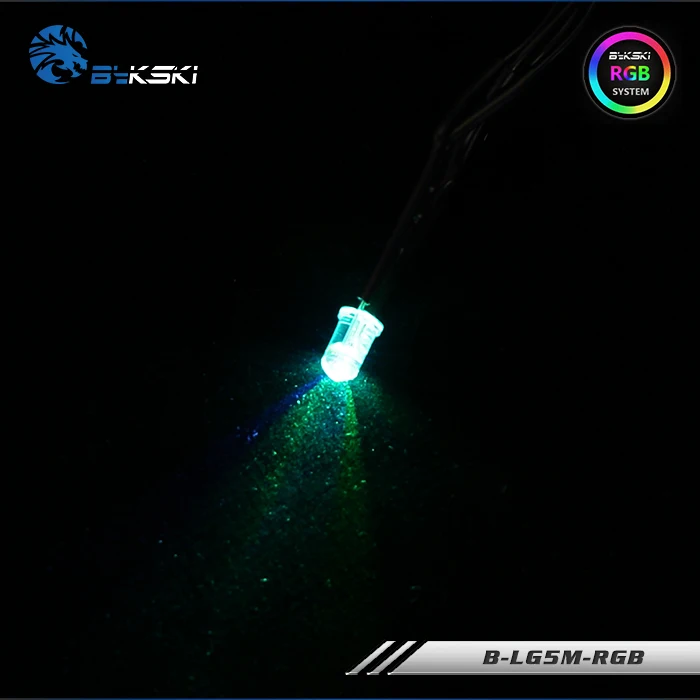 Bykski 12В RGB система освещения 4pin водяное охлаждение LED красный зеленый белый синий 4