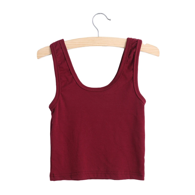 2020 летние пикантные однотонные камзол с u образным вырезом растягивающийся жилет