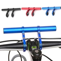 bicycle handlebar extender bracket extended rack for road mtb bike computer headlight flash light phone holder bike accessories