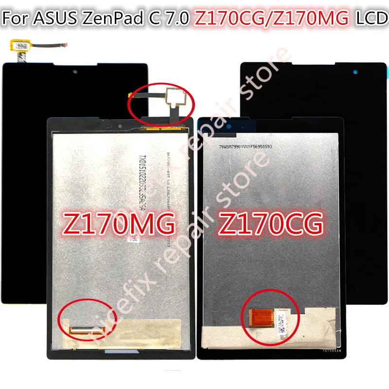 ЖК-экран для ASUS ZenPad C 7 0 Z170MG Z170 MG Z170CG CG сенсорный дигитайзер дисплей матричный