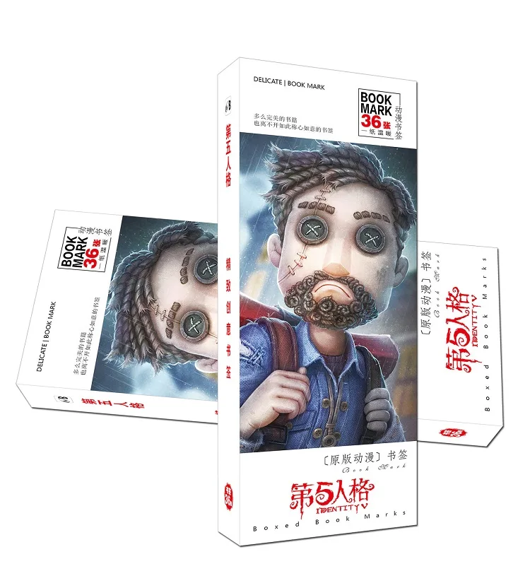 A 36 шт./компл. игра ужасов личности в Бумага Закладка для книги канцелярские принадлежности закладки книжные держатели карты сообщения подарочные канцелярские товары - Цвет: A