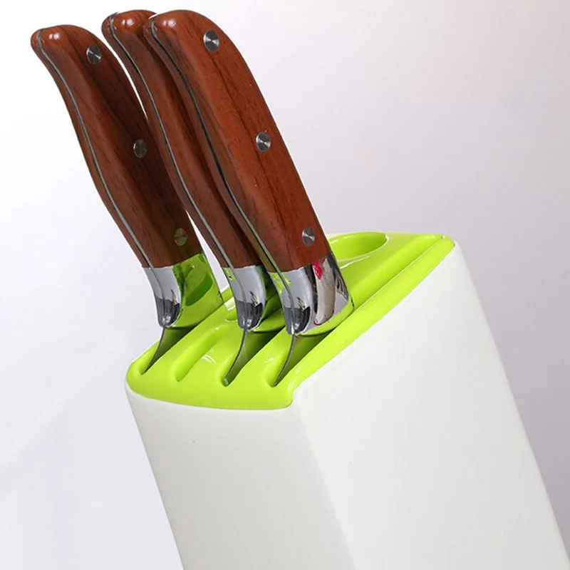 1 шт. пластиковая стойка для хранения многофункциональных ножей|knife block holder|knife
