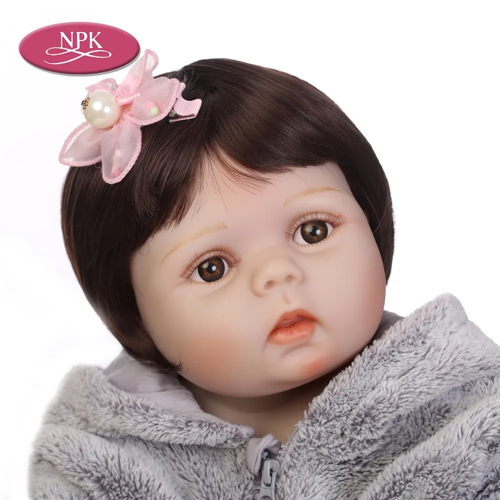 NPK Reborn Baby полностью силиконовая кукла игрушки 57 см реалистичные куклы принцессы