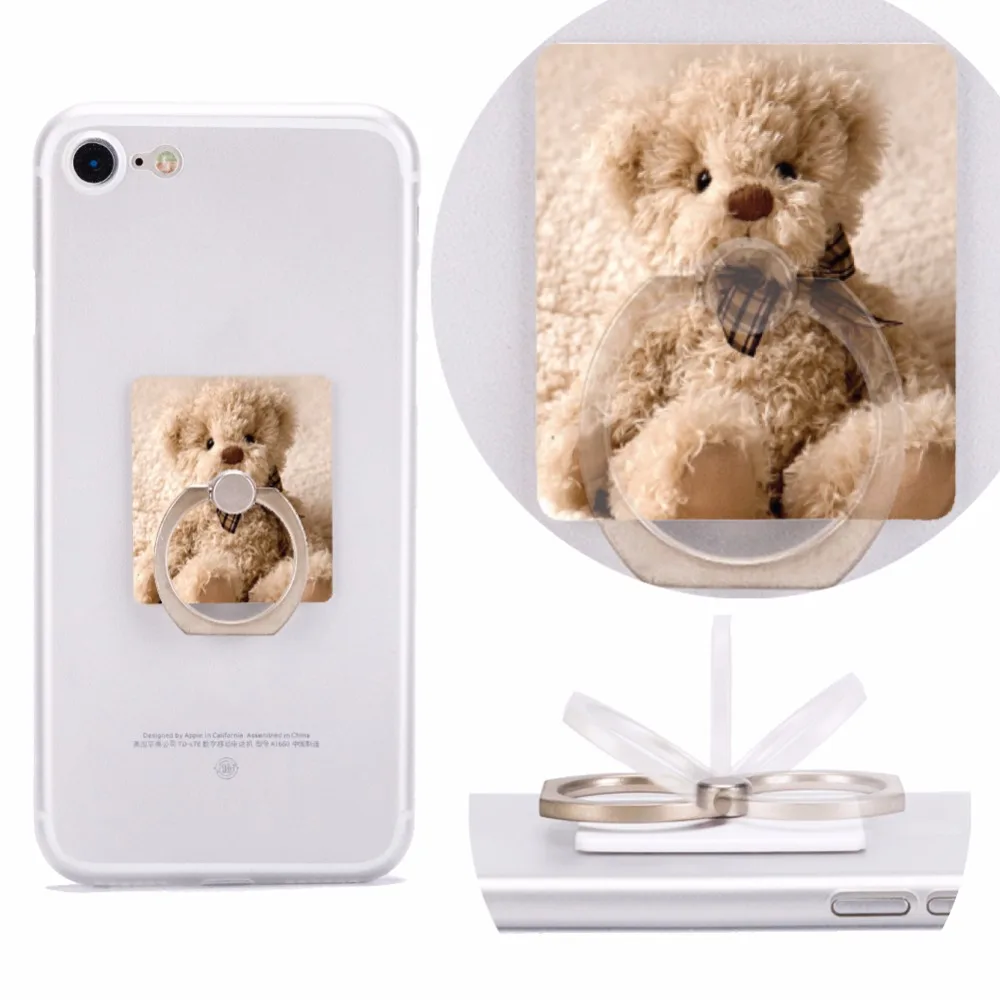 Универсальный вращающийся держатель для мобильного телефона Teddy Bear|Подставки и