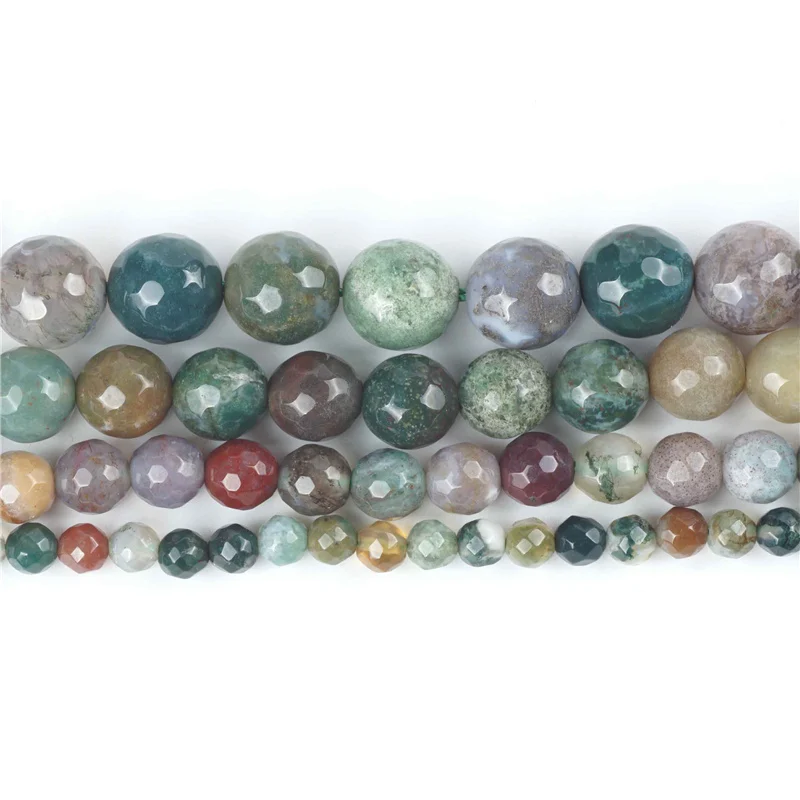 Хит натуральный индийский агат Амазонит бусины Кристальные сердолированные