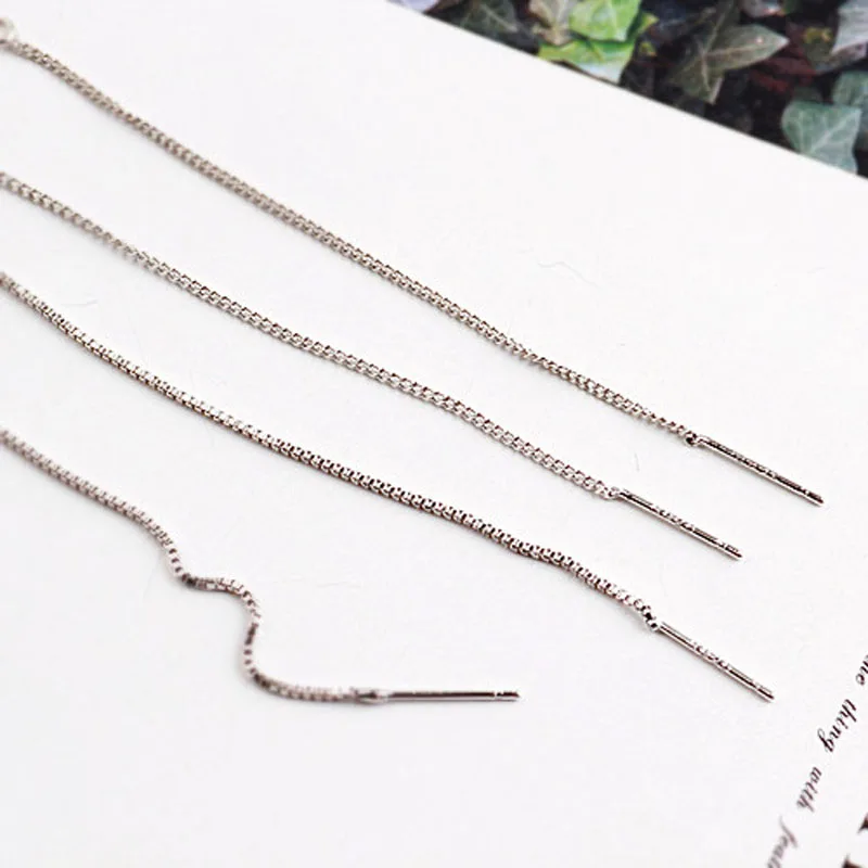 2 шт. коннектор для серег Серебряного и золотого цвета подвески с цепочкой