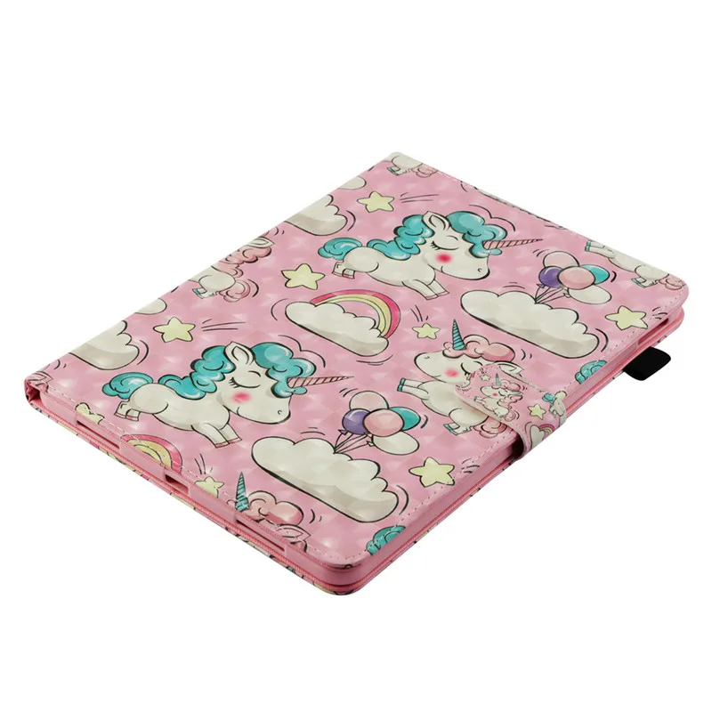 Unicorn Case For iPad Pro 11&quot 2018 Smart Cover Funda New 11 inch 3D Glossy Vision PU Leather Stand Skin Shell | Компьютеры и офис