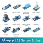 12 шт.лот Orange Pi Set Button DS18B20 Sound module (упаковка из 12 типов модулей)