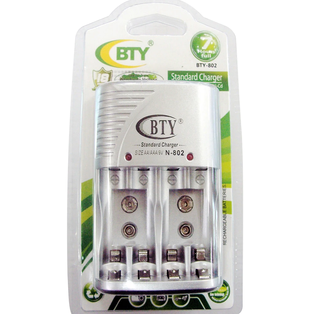 4 слота батареи AA/AAA/9 V перезаряжаемые ni-mh многофункциональное зарядное устройство вилка Европа/США