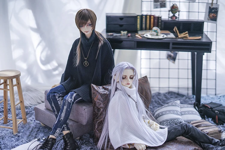 Платье для куклы BJD подходит для 1/3 1/4 1/6 MSD плащ Высокий воротник накидка кукла платье кукла аксессуары