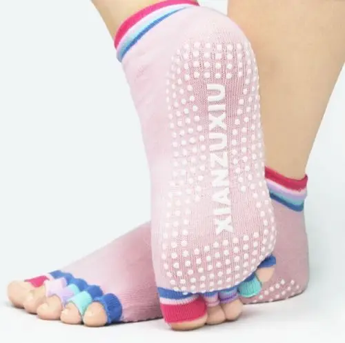 Женские нескользящие носки для занятий йогой пилатеса| |
