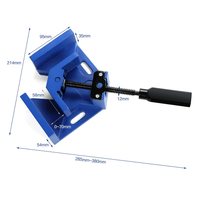 Угловой зажим 90 градусов литье под давлением из алюминиевого сплава прямым углом