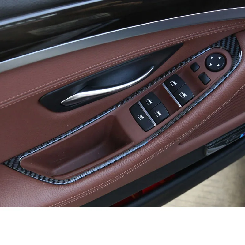 Lsrtw2017 углеродное волокно автомобиля для панели управления окон планки bmw 5 серии