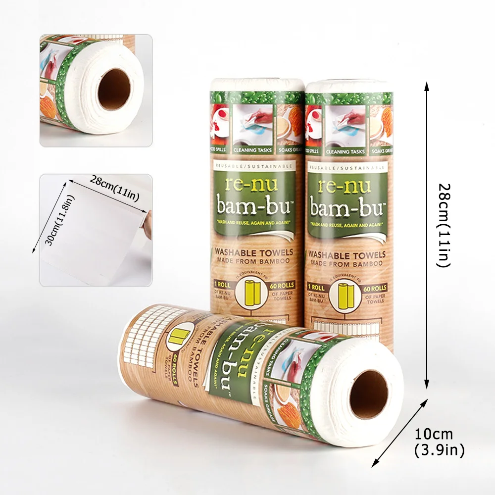 25 шт. 20 многоразовые бамбуковые полотенца|Чистящие салфетки| |