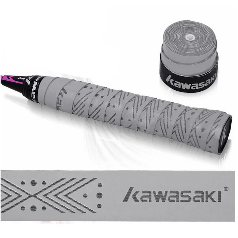 10 шт. Kawasaki дышащие свитшоты Ovegrip для бадминтона теннисной ракетки захватная лента