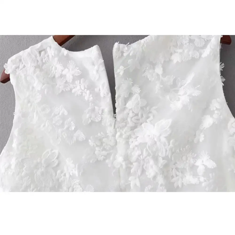 2019 богемное элегантное белое платье с вышивкой женское летнее повседневное